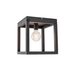 Industriële plafondlamp zwart - Big Cage