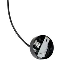 Industriële plafondlamp zwart met hout 3-lichts - Shelf