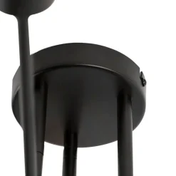 Industriële plafondlamp zwart 6-lichts - Sydney