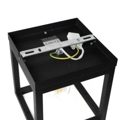 Industriële plafondlamp zwart staal - Cage