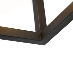 Industriële plafondlamp zwart staal - Cage