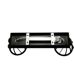 Industriële plafondlamp zwart 2-lichts - Fotu