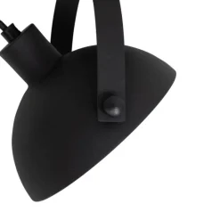 Industriële plafondlamp zwart met goud 15 cm verstelbaar - Magnax