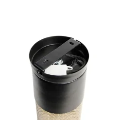 Industriële plafondlamp zwart met goud - Raspi