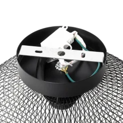 Industriële plafondlamp zwart - Molly