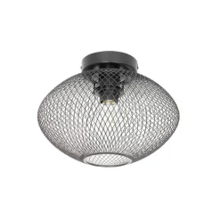 Industriële plafondlamp zwart - Molly