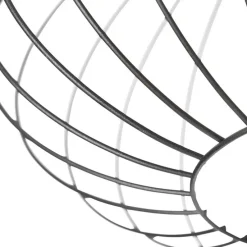 Industriële plafonnière zwart - Margarita