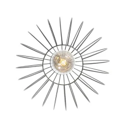 Industriële plafonnière zwart - Margarita