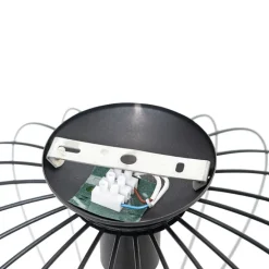 Industriële plafonnière zwart - Margarita