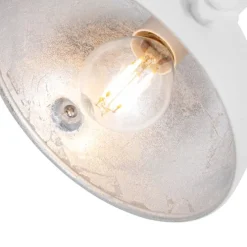 Industriële railspot wit met zilveren binnenkant - Iconic Magnax