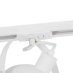 Industriële railspot wit met zilveren binnenkant - Iconic Magnax