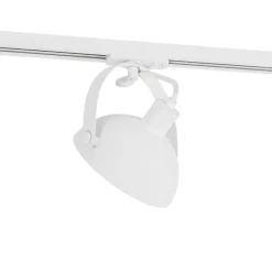 Industriële railspot wit met zilveren binnenkant - Iconic Magnax