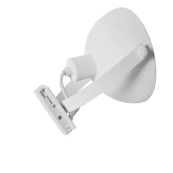 Industriële railspot wit met zilveren binnenkant - Iconic Magnax