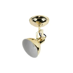 Industriële ronde spot goud 1-lichts - Tommy