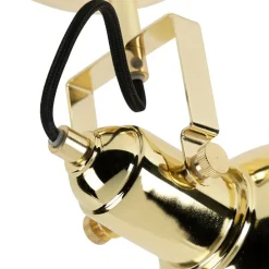 Industriële ronde spot goud 1-lichts - Tommy