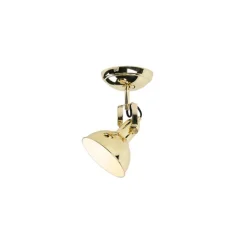 Industriële ronde spot goud 1-lichts - Tommy