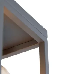 Industriële smart plafondlamp donkergrijs incl. Wifi G95 - Cage