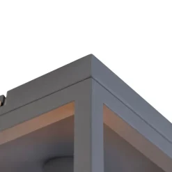 Industriële smart plafondlamp donkergrijs incl. Wifi G95 - Cage