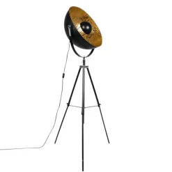 Industriële smart vloerlamp zwart tripod incl. WiFi A60 - Magna 50 Eglip