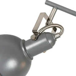 Industriële spot antraciet draai- en kantelbaar 3-lichts - Tommy