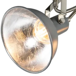 Industriële spot antraciet draai- en kantelbaar 3-lichts - Tommy