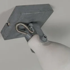 Industriële spot grijs beton 1-lichts - Creto