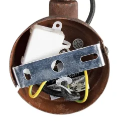 Industriële spot roestbruin draai- en kantelbaar - Sorra