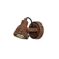 Industriële spot roestbruin draai- en kantelbaar - Sorra