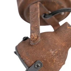 Industriële spot roestbruin draai- en kantelbaar - Sorra