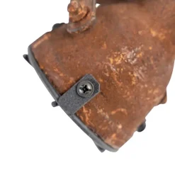 Industriële spot roestbruin draai- en kantelbaar - Sorra