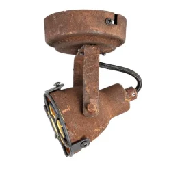 Industriële spot roestbruin draai- en kantelbaar - Sorra