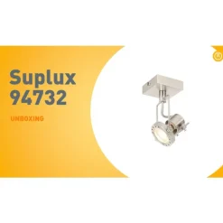 Industriële spot staal draai- en kantelbaar - Suplux