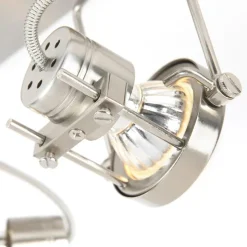 Industriële spot staal 2-lichts draai- en kantelbaar - Suplux