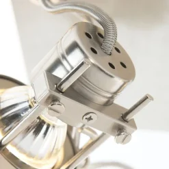 Industriële spot staal 4-lichts draai- en kantelbaar - Suplux