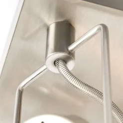 Industriële spot staal 4-lichts draai- en kantelbaar - Suplux