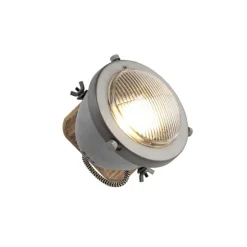 Industriële spot staal met hout kantelbaar - Emado