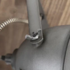 Industriële spot staal met hout kantelbaar 4-lichts - Emado