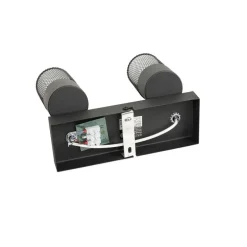 Industriële spot zwart 2-lichts verstelbaar - Jim