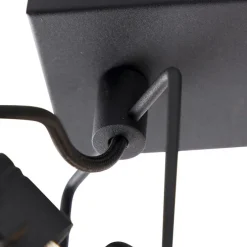 Industriële spot zwart 3-lichts - Suplux
