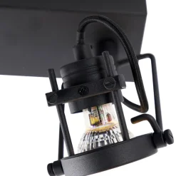 Industriële spot zwart 2-lichts - Suplux