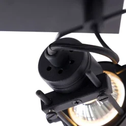 Industriële spot zwart 2-lichts - Suplux