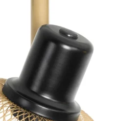 Industriële spot zwart met goud 4-lichts - Bliss Mesh