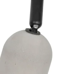 Industriële spot zwart met beton 2-lichts - Pedra