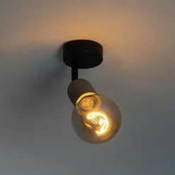 Industriële spot zwart met beton - Pedra