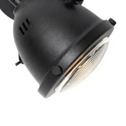 Industriële spot zwart verstelbaar - Emado