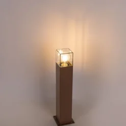 Industriële staande buitenlamp roestbruin 50 cm IP44 - Denmark