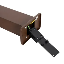 Industriële staande buitenlamp roestbruin 65 cm IP44 - Baleno