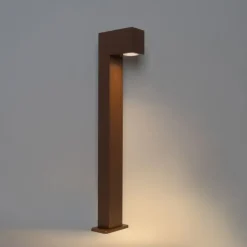 Industriële staande buitenlamp roestbruin 65 cm IP44 - Baleno