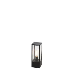 Industriële staande buitenlamp zwart 40 cm IP44 - Charlois