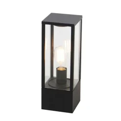 Industriële staande buitenlamp zwart 40 cm IP44 - Charlois